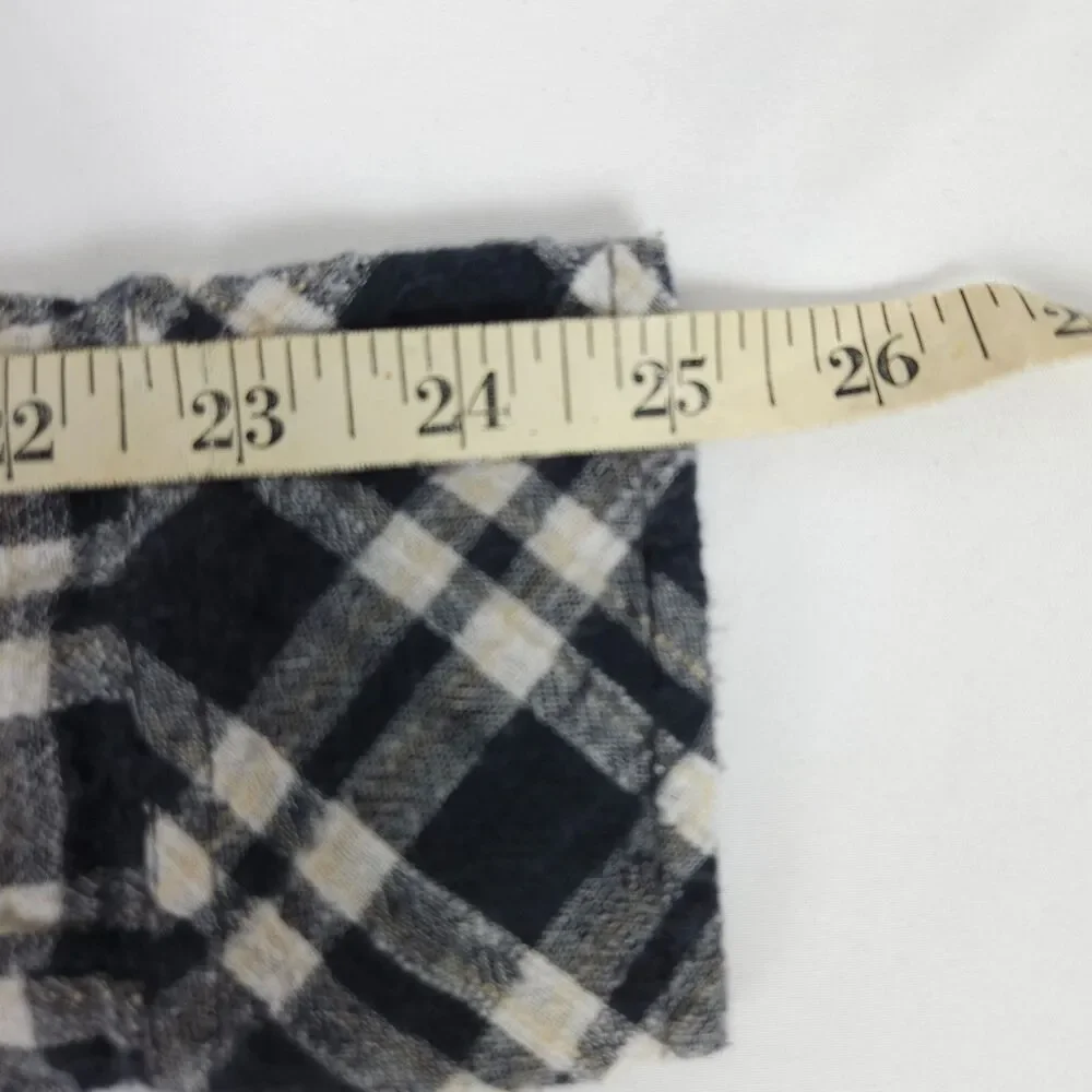 Free People Catch Up With Me‎ Plaid Flannel Shirt Small Cotton